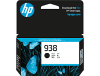 HP 938 Black Original Ink Cartridge - Genuine HP Ink for High-Quality Prints