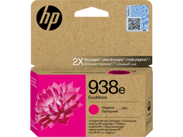 HP 938E EVOMORE MAGENTA ORIGINAL INK CARTRIDGE