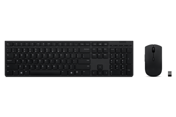 LENOVO PROFESSIONAL WIRELESS RECHARGEABLE COMBO KEYBOARD AND MOUSE