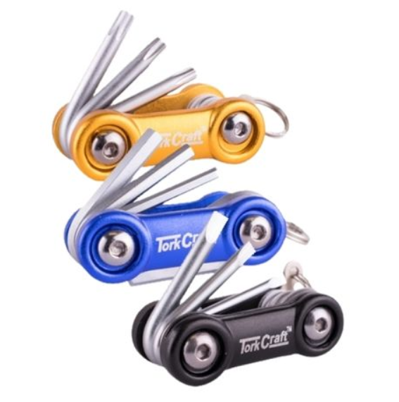 TORK CRAFT MINI FOLDING ALUMINIUM ALLEN KEY SETS (EACH)- NT0569