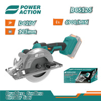 BCS125 20V 4.0Ah Cordless Brushless Circular Saw