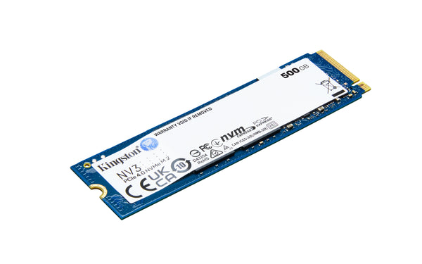 Kingston 500GB NV3 M.2 2280 PCIe 4.0 NVMe SSD-SNV3S/500G