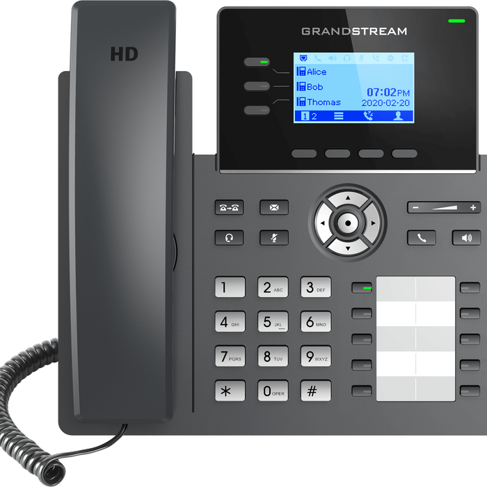 Grandstream 3-Line Gigabit Carrier Phone | GRP2604P-GS-GRP2604P