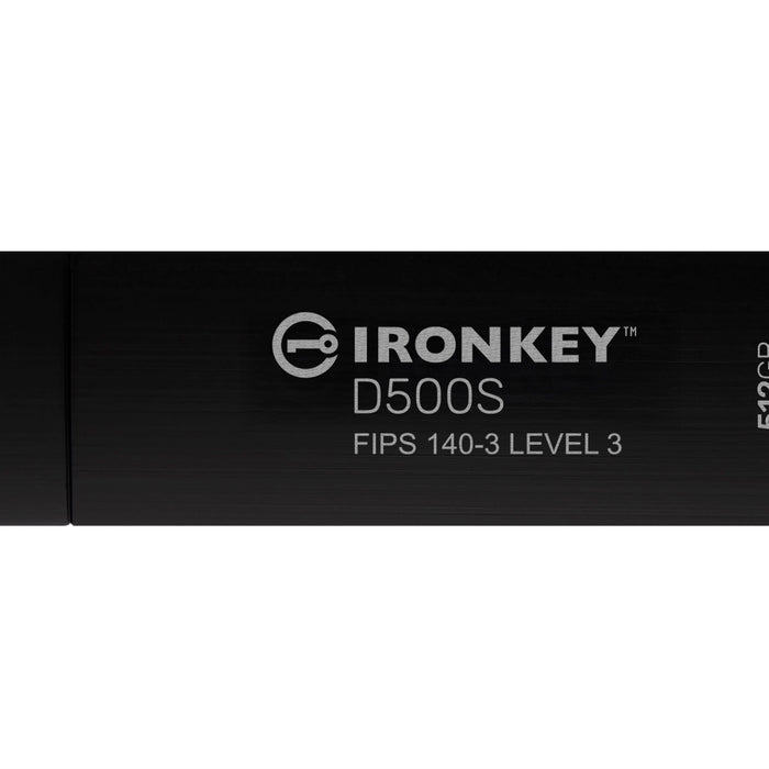 Kingston 512GB IronKey D500S FIPS 140-3 Level 3 AES-256-IKD500S/512GB
