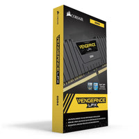 Corsair VENGEANCE® LPX 16GB (1 x 16GB) DDR4 DRAM 3000MHz C16 Memory Kit; 16-20-20-38; 1.2V; Black-CMK16GX4M1D3000C16