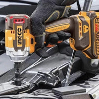 INGCO 20V Impact Driver Kit CIRLI2028: Cordless Power Tool with 2 Batteries & Charger - 285NM Torque