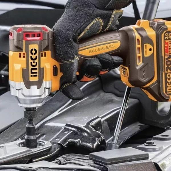 Ingco | 20V Lithium-Ion Cordless Impact Driver Set - CIRLI2028