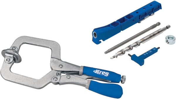 KREG Furniture Fitting + Pocket-Hole Jig Promo Kit Promotion Set Pocket Hole Drilling Template (KHI-PROMO-INT21)