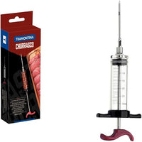 Meat Injector 30ml - Marinade & Seasoning Syringe for BBQ Grill - Stainless Steel Needle