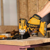INGCO 20V Impact Driver Kit CIRLI2028: Cordless Power Tool with 2 Batteries & Charger - 285NM Torque