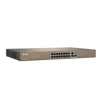 Tenda 16-Port Fast Ethernet PoE Switch 250W | TEF1218P-16-250W