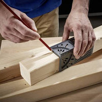 Wolfcraft 3D Mitre Angle Tool: Measure, Transfer, Mark - Precision Angles, Drill Guide