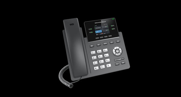 Grandstream GRP2612 IP Phone - Carrier-Grade 2-Line Desk Phone with HD Audio and Display - Business Communication Solution