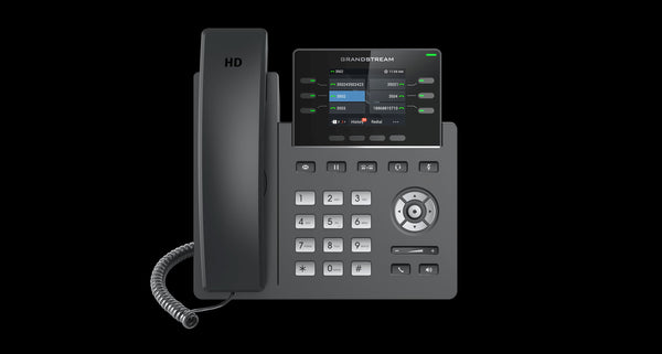 Grandstream GRP2613 IP Phone: 3-Line Carrier Grade Desk Phone with PoE Support - Image