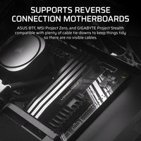 FRAME 4000D RS WOOD Modular High Airflow Mid-Tower PC Case; 4x  RS Fans; Black & Walnut.