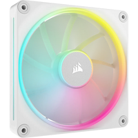 Corsair LX RGB Series; iCUE LINK LX140 RGB White; 140mm Fan; Dual Pack; iCUE LINK System Hub Included