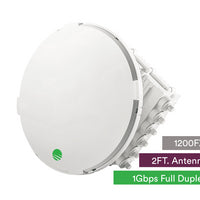 Siklu E-Band (80GHz) PTP link FDD 1Gbps. 2ft EXT antenna