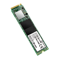 TRANSCEND 512GB MTE110S PCI-E GEN 3x4 M.2 2280 SSD 3D TLC - 1700 MB/s Read 1400 MB/s Write - 200 TBW Transcend