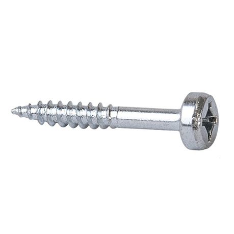 KREG ZINC POCKET HOLE SCREWS 25MM 1.00' #6 FINE THREAD PAN HEAD 100CT