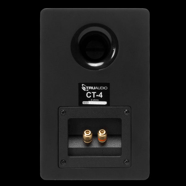 TruAudio CT Bookshelf Theater & Audio Speaker, Black