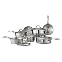Tramontina Opus 12Pc. Stainless Steel Cookware Set Lifetime Guarantee (Stainless Steel) - 65650/148