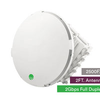 Siklu E-Band (80GHz) PTP link FDD 2Gbps. 2ft EXT antenna