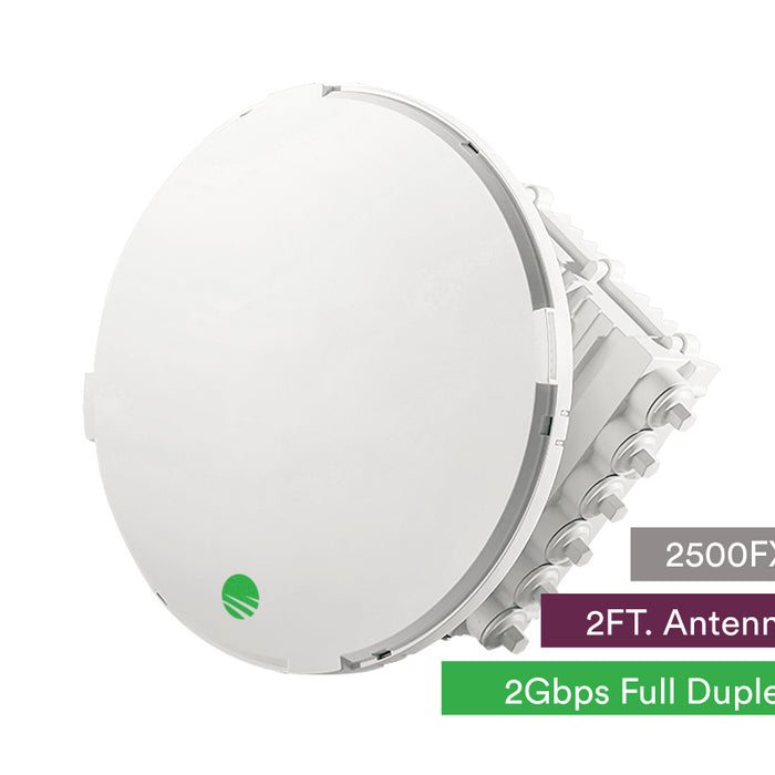 Siklu E-Band (80GHz) PTP link FDD 2Gbps. 2ft EXT antenna