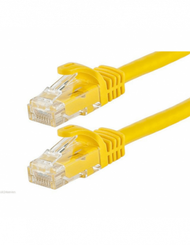 Acconet CAT6 2m UTP Flylead (Patch Lead) Yellow | CAT6-FLY-2-YELLOW-CAT6-FLY-2-YELLOW