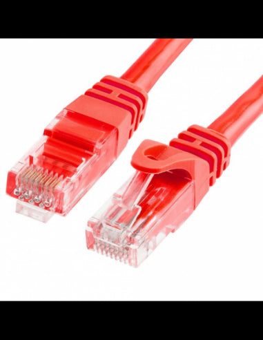 ACCONET CAT6 Red Patch Cable 2M UTP Flylead - High-Speed Network Connection, Reliable Data Transfer