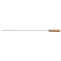 Tramontina Skewer Hook for Stand - Single Stainless Steel BBQ Skewer with Wooden Handle - 28888/888