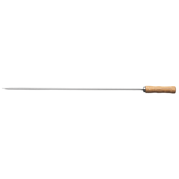 Tramontina Skewer Hook for Stand - Single Stainless Steel BBQ Skewer with Wooden Handle - 28888/888