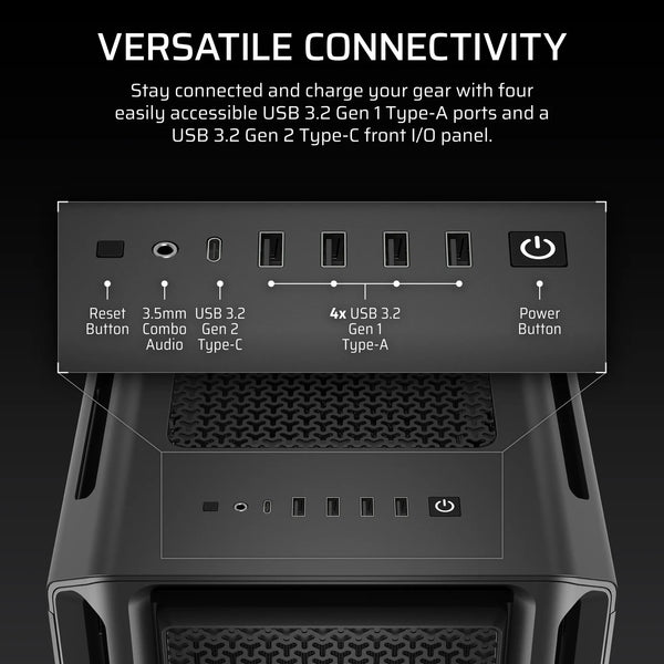 5000T Mid-Tower PC Case; Black