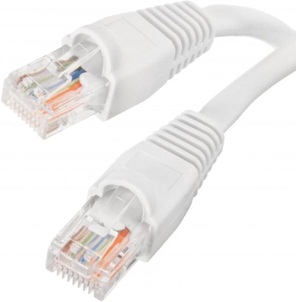 Acconet CAT6 1m UTP Flylead (Patch Lead) White | CAT6-FLY-1-WHITE-CAT6-FLY-1-WHITE