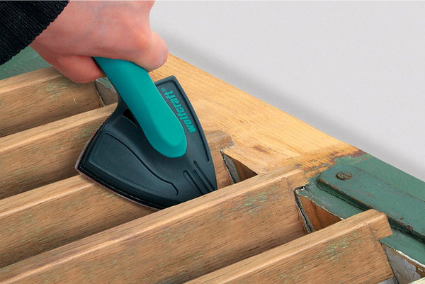 Wolfcraft Corner Sander 95mm - Easy-Fix Sanding Tool for Tight Spaces
