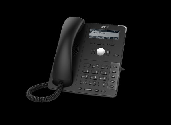 SNOM D717 IP Phone: 6-Line Desktop Phone with Color Display & Gigabit Ethernet. Professional VoIP Office Phone.