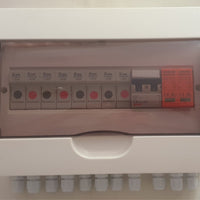 Acconet 250V Protection Box 4 Inputs 1 Outputs 50A Isolator 10A fuses