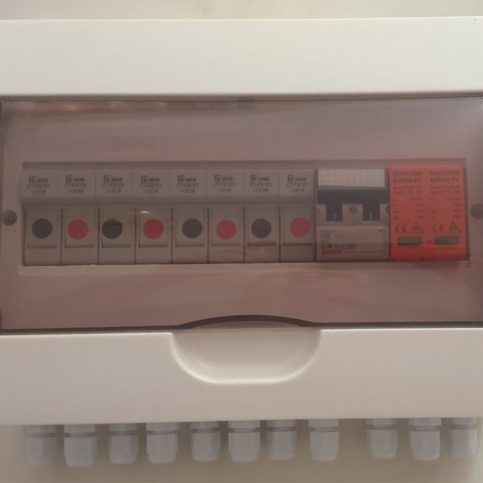 Acconet 250V Protection Box 4 Inputs 1 Outputs 50A Isolator 10A fuses