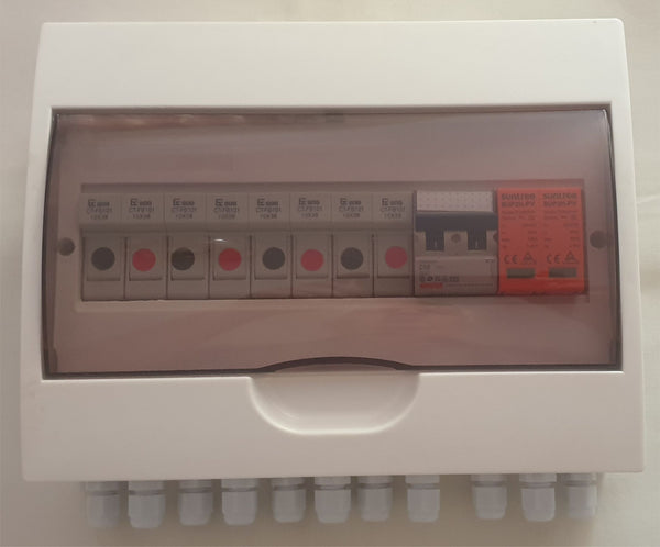 Acconet 250V Protection Box 4 Inputs 1 Outputs 50A Isolator 10A fuses
