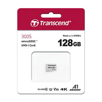 TRANSCEND 128GB MICRO SDXC C 10 UHS-I U1/U3 V30 A1 WITH ADAPTOR-TS128GUSD300S-A