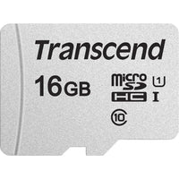 TRANSCEND 300S 16GB MICRO SD UHS-I U1 CLASS 10 READ 95 MB/S WRITE 45MB/S WITH SD ADAPTOR Transcend