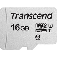 TRANSCEND 300S 16GB MICRO SD UHS-I U1 CLASS 10 READ 95 MB/S WRITE 45MB/S WITH SD ADAPTOR Transcend