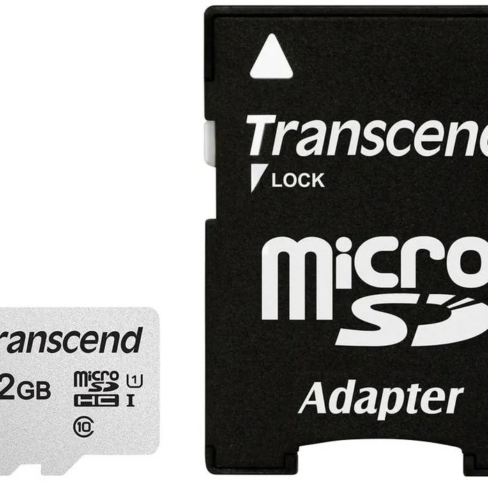 TRANSCEND 300S 32GB MICRO SD UHS-1 U1 CLASS10 - READ 95MB/S - WRITE 45MB/S WITH ADAPTOR -TLC Transcend
