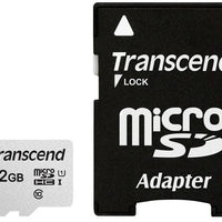 TRANSCEND 300S 32GB MICRO SD UHS-1 U1 CLASS10 - READ 95MB/S - WRITE 45MB/S WITH ADAPTOR -TLC Transcend