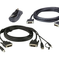 ATEN 1.8M USB DVI-D Dual Link Dual Display Secure KVM Cable Kit-2L-7D02UDX3