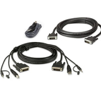 ATEN 1.8M USB DVI-D Dual Link Dual Display Secure KVM Cable Kit-2L-7D02UDX3
