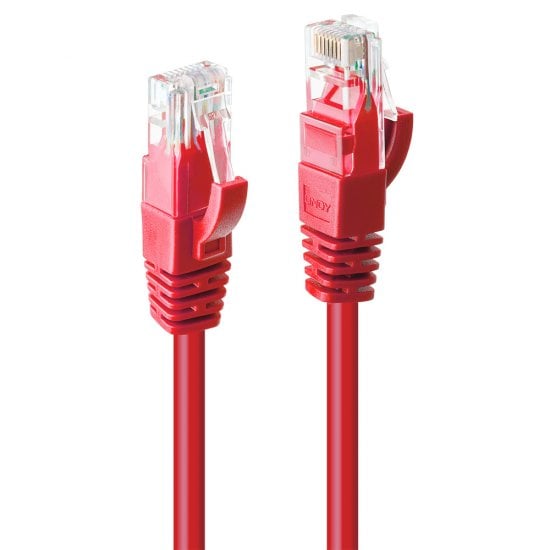 LINDY 5M F/UTP CABLE CAT5E RED (48239) - NET-FLY-R-5M-L