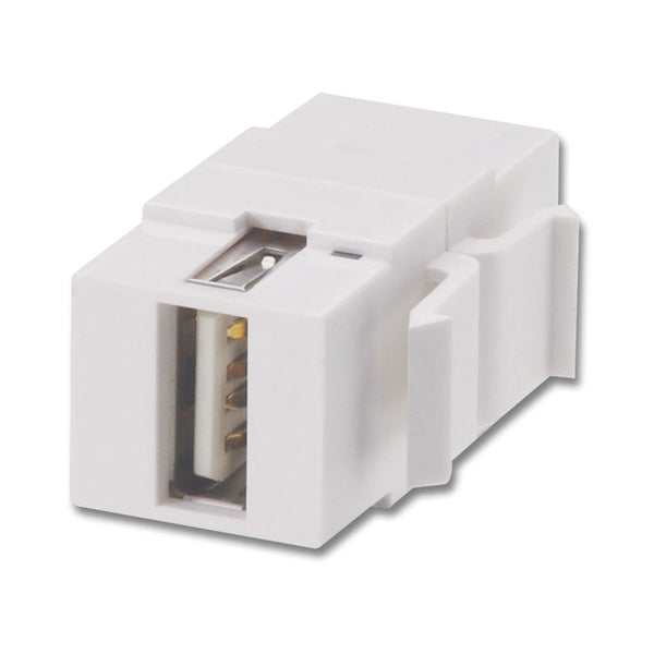 LINDY USB A TO B SNAP IN KEYSTONE (60555) - CNV-SNAPIN-USB-A-B