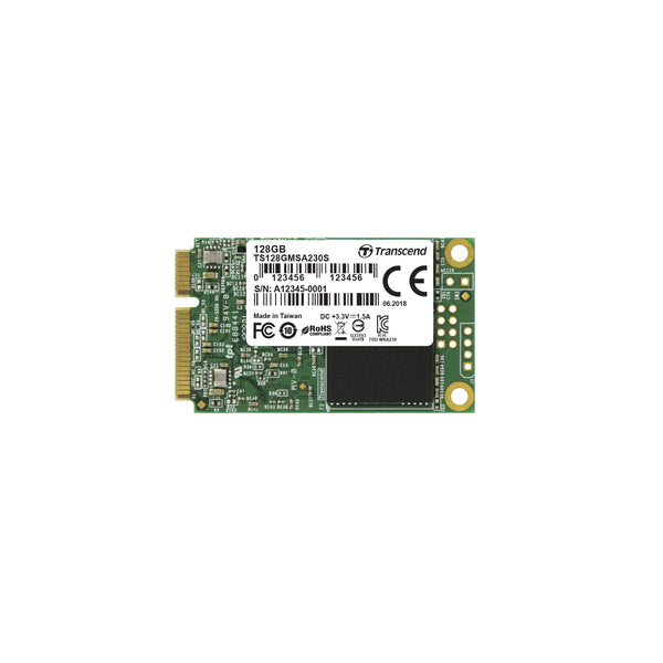 TRANSCEND 128GB MSA230S MSATA SSD - 3D NAND-TS128GMSA230S