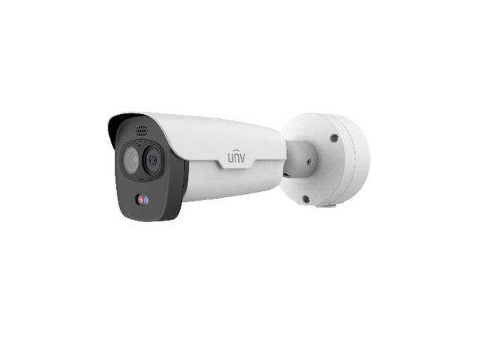 UNV - H.265 - 4MP LightHunter Dual-spectrum Thermal Network Bullet Camera -smoke, fire & Temp-UN-IPC2-THERMAL
