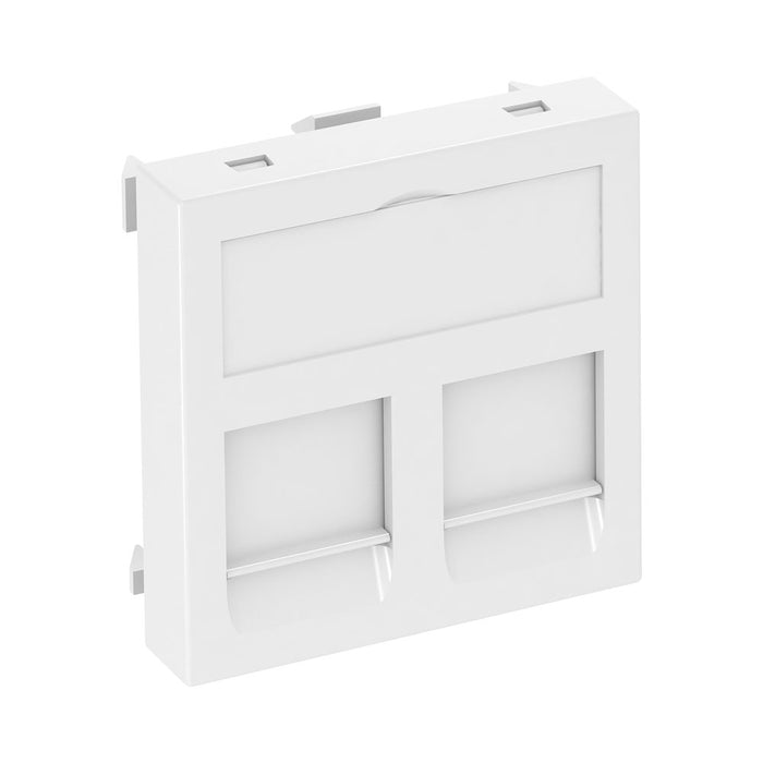 O-LINE-OBO TWIN SHUTTER HOUSING RJ11/RJ45 - NET-6119214